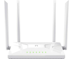 Роутер Netis NC21, White, AC1200 (2.4GHz до 300 Mbps, 5GHz до 867 Mbps), 4xLan, 4 зовнішні незнімні 