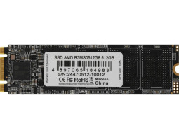 Твердотільний накопичувач SSD 512Gb, AMD R3, SATA3, M.2 2280, 3D TLC, 550/ 480 МБ/ с (R3MS0512G8) Твердотільний накопичувач SSD 512Gb, AMD R3, SATA3, M.2 2280, 3D TLC, 550/ 480 МБ/ с (R3MS0512G8)