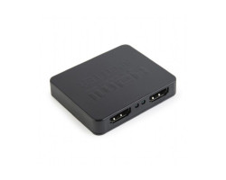 Разветвитель HDMI сигнала, Cablexpert DSP-2PH4-03, Black, на 2 порта HDMI V1.4, до 20 м