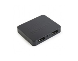 Разветвитель HDMI сигнала, Cablexpert DSP-2PH4-03, Black, на 2 порта HDMI V1.4, до 20 м