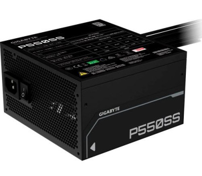 Блок живлення 550 Вт, Gigabyte P550SS, Black, 80+ Silver, (GP-P550SS)