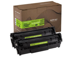Картридж Canon 703, Black, LBP-2900/ 3000, 2000 стор, Patron Green, Dual Pack (PN-12A/ 703DGL)