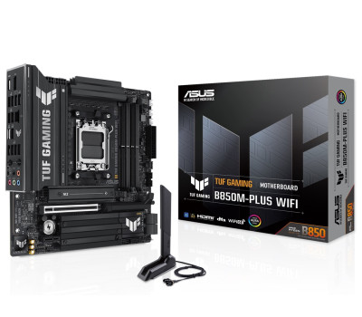 Мат. плата AM5 Asus TUF GAMING B850M-PLUS WIFI, MicroATX