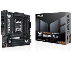 Мат. плата AM5 Asus TUF GAMING B850M-PLUS,  10xUSB 3.2 /  6xUSB 2.0, HDMI/ DP, MicroATX