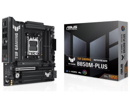 Мат. плата AM5 Asus TUF GAMING B850M-PLUS,  10xUSB 3.2 /  6xUSB 2.0, HDMI/ DP, MicroATX