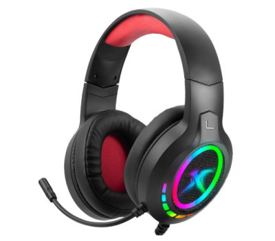 Навушники XTRIKE ME GH-904 Black, USB, накладні, з мікрофоном, підсвічування RGB (6932391924471)