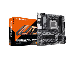 Мат. плата AM5 Gigabyte B850M DS3H, 6xUSB 3.2 /  8xUSB 2.0, HDMI/ 2xDP, MicroATX