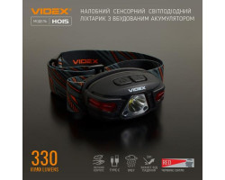 Ліхтар налобний Videx H015, Black, 330 лм, 5000K, до 85 м, 5 режимів роботи, світлодіод CREE XTE 5W,-foto3