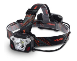 Ліхтар налобний Videx H056, Black, 1400 Лм, 6500K, до 160 м, 5 режимів роботи, світлодіод Luminus SS-foto2