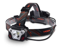 Ліхтар налобний Videx H056, Black, 1400 Лм, 6500K, до 160 м, 5 режимів роботи, світлодіод Luminus SS-foto2