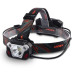 Ліхтар налобний Videx H056, Black, 1400 Лм, 6500K, до 160 м, 5 режимів роботи, світлодіод Luminus SS