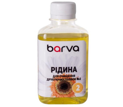 Рідина для очищення Barva, водорозчинного чорнила Canon/ HP/ Lexmark, 180 мл (F5-019) Рідина для очищення Barva, водорозчинного чорнила Canon/ HP/ Lexmark, 180 мл (F5-019)