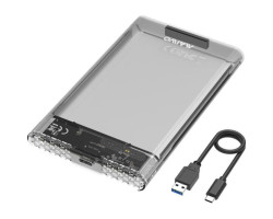 Карман HDD 2.5&Prime; Maiwo K2510B, Transparent, USB Type-A 3.1, 1xSATA HDD/ SSD