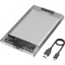 Карман HDD 2.5&Prime; Maiwo K2510B, Transparent, USB Type-A 3.1, 1xSATA HDD/ SSD