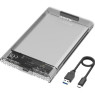 Карман HDD 2.5&Prime; Maiwo K2510B, Transparent, USB Type-A 3.1, 1xSATA HDD/ SSD