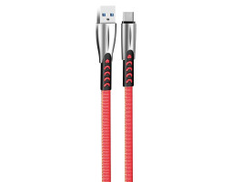 Кабель USB - 1.0m AM/ Type-C, ColorWay, Red, 2.4A (CW-CBUC012-RD) Кабель USB - 1.0m AM/ Type-C, ColorWay, Red, 2.4A (CW-CBUC012-RD)