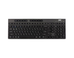 Клавіатура бездротова 2E KS280, Black, Bluetooth /  2.4GHz USB (2E-KS280WBGR_UA)