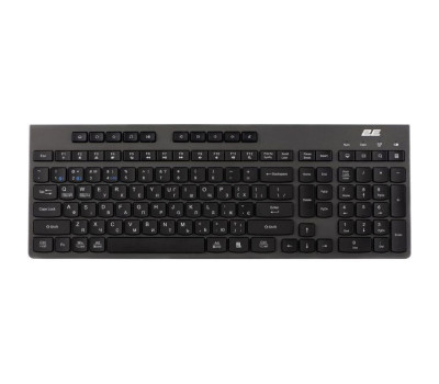 Клавіатура бездротова 2E KS280, Black, Bluetooth /  2.4GHz USB (2E-KS280WBGR_UA)