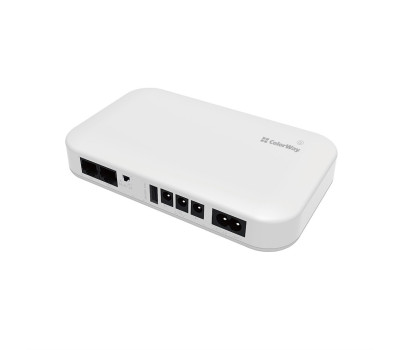Джерело безперебійного живлення для роутера ColorWay Mini DC UPS, White, 10000 mAh (CW-PB100LI3WT)