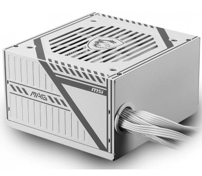 Блок живлення 650 Вт, MSI MAG A650BNL, White, 80+ Bronze, Active PFC, 12 см, 2xMolex / 5xSATA / 2x6+ Блок живлення 650 Вт, MSI MAG A650BNL, White, 80+ Bronze, Active PFC, 12 см, 2xMolex / 5xSATA / 2x6+