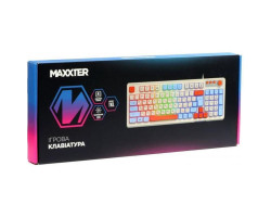 Клавіатура Maxxter KBG-3C01-UA, White, USB, 98 кнопок, LED підсвічування, 1.8 м-foto4