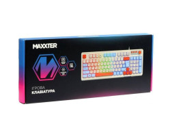 Клавіатура Maxxter KBG-3C01-UA, White, USB, 98 кнопок, LED підсвічування, 1.8 м-foto4