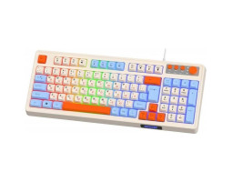 Клавіатура Maxxter KBG-3C01-UA, White, USB, 98 кнопок, LED підсвічування, 1.8 м-foto5