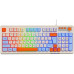 Клавіатура Maxxter KBG-3C01-UA, White, USB, 98 кнопок, LED підсвічування, 1.8 м