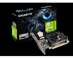 Відеокарта GeForce GT710, Gigabyte, 2Gb GDDR3, 64-bit, VGA/ DVI/ HDMI, 954/ 1800MHz (GV-N710D3-2GL)