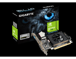 Відеокарта GeForce GT710, Gigabyte, 2Gb GDDR3, 64-bit, VGA/ DVI/ HDMI, 954/ 1800MHz (GV-N710D3-2GL) Відеокарта GeForce GT710, Gigabyte, 2Gb GDDR3, 64-bit, VGA/ DVI/ HDMI, 954/ 1800MHz (GV-N710D3-2GL)