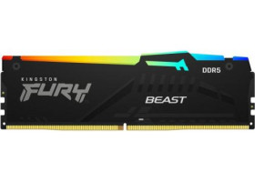 Пам`ять 8Gb DDR5, 5200 MHz, Kingston Fury Beast RGB, Black, XMP (KF552C40BBA-8)-foto2