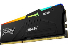 Пам`ять 8Gb DDR5, 5200 MHz, Kingston Fury Beast RGB, Black, XMP (KF552C40BBA-8)-foto3