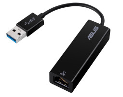 Сетевая картa USB 3.0 <-> Ethernet, Asus, Black, 100/ 1000 Mbp/ s (OEM) Сетевая картa USB 3.0 <-> Ethernet, Asus, Black, 100/ 1000 Mbp/ s (OEM)
