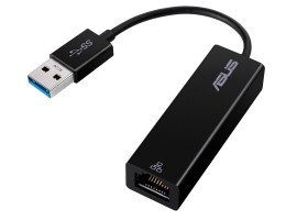Сетевая картa USB 3.0 <-> Ethernet, Asus, Black, 100/ 1000 Mbp/ s (OEM)