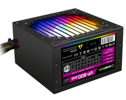 Блок живлення 800 Вт, GameMax VP-800 RGB, Black, 80+ Bronze, (VP-800-RGB)