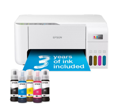 БФП струменевий кольоровий A4 Epson L3276, White, WiFi, (C11CJ67436)