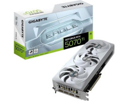 Відеокарта GeForce RTX 5070 Ti, Gigabyte, EAGLE OC ICE SFF (WE), 16Gb (GV-N507TEAGLEOC ICE-16GD)