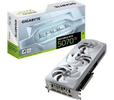 Відеокарта GeForce RTX 5070 Ti, Gigabyte, EAGLE OC ICE SFF (WE), 16Gb (GV-N507TEAGLEOC ICE-16GD) Відеокарта GeForce RTX 5070 Ti, Gigabyte, EAGLE OC ICE SFF (WE), 16Gb (GV-N507TEAGLEOC ICE-16GD)