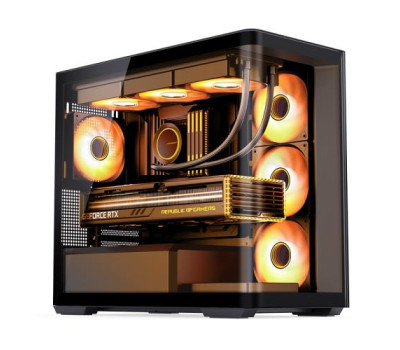 Корпус Jonsbo D300, Black, без БЖ, Mini Tower