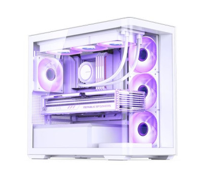 Корпус Jonsbo D300, White, без БЖ, Mini Tower