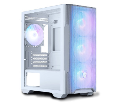 Корпус MSI MAG FORGE M100R, White, без БЖ, Micro Tower