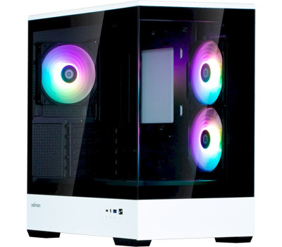 Корпус Zalman P30 BW, Black/ White, Mini Tower