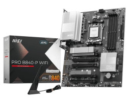 Материнська плата AM5 MSI PRO B840-P WIFI, ATX