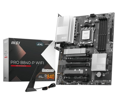 Материнська плата AM5 MSI PRO B840-P WIFI, ATX