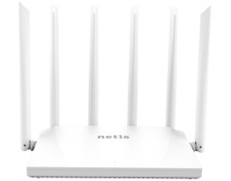 Роутер Netis NC63, AC1200, Wi-Fi 5 (802.11ac), 2.4GHz/ 5GHz, до 1300 Mb/ s Роутер Netis NC63, AC1200, Wi-Fi 5 (802.11ac), 2.4GHz/ 5GHz, до 1300 Mb/ s
