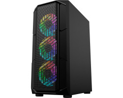 Корпус 1stPlayer XF-BK-4F7, Black, без БЖ, Midi Tower-foto3