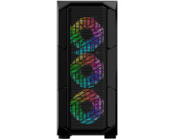 Корпус 1stPlayer XF-BK-4F7, Black, без БЖ, Midi Tower-foto2