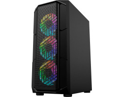 Корпус 1stPlayer XF-BK-4F7, Black, без БЖ, Midi Tower-foto3