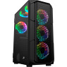 Корпус 1stPlayer XF-BK-4F7, Black, без БЖ, Midi Tower
