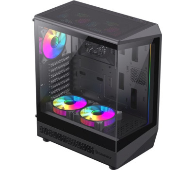 Корпус GameMax Vista COC AB, Black, без БЖ, Mid Tower